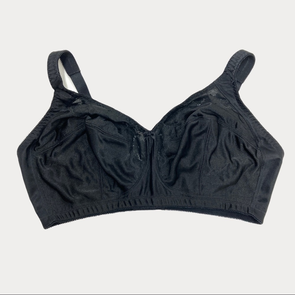 Cabernet Black No Wire Unpadded Bra Size 42DD